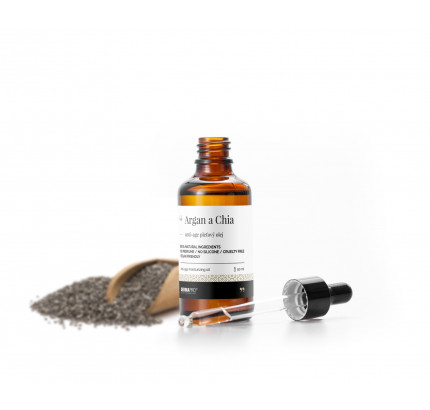 Argan a Chia, anti-age pleťový olej Argan a Chia, anti-age pleťový olej